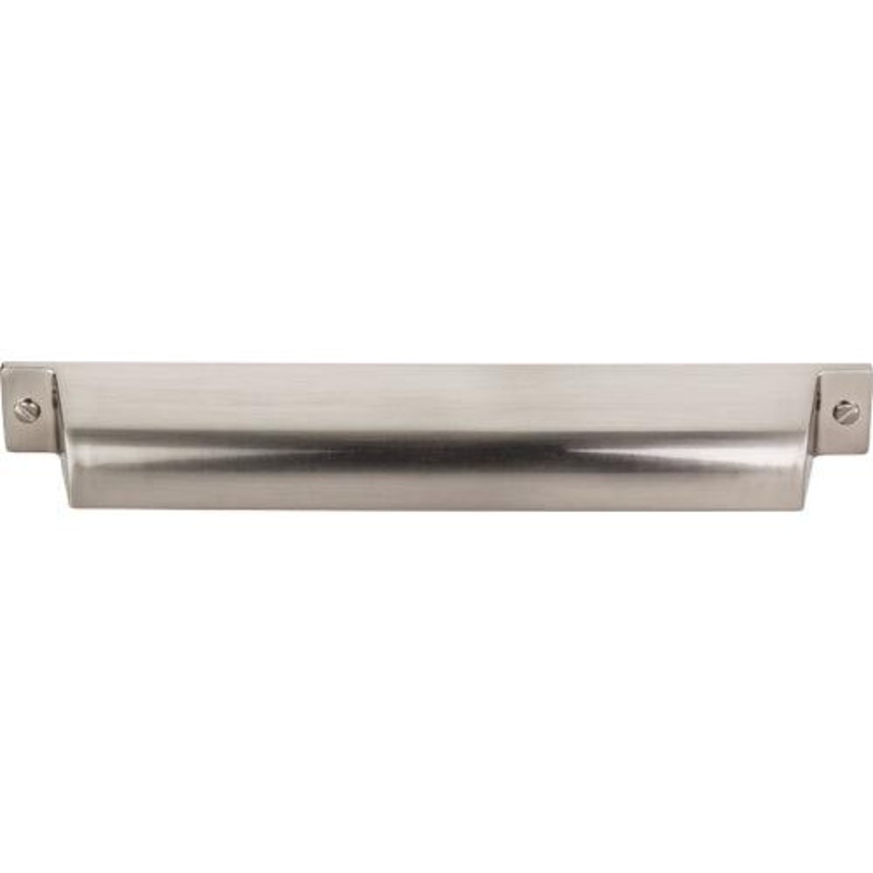 Top Knobs TK775BSN Channing Cup Pull 7 (c-c) – Brushed Satin Nickel
