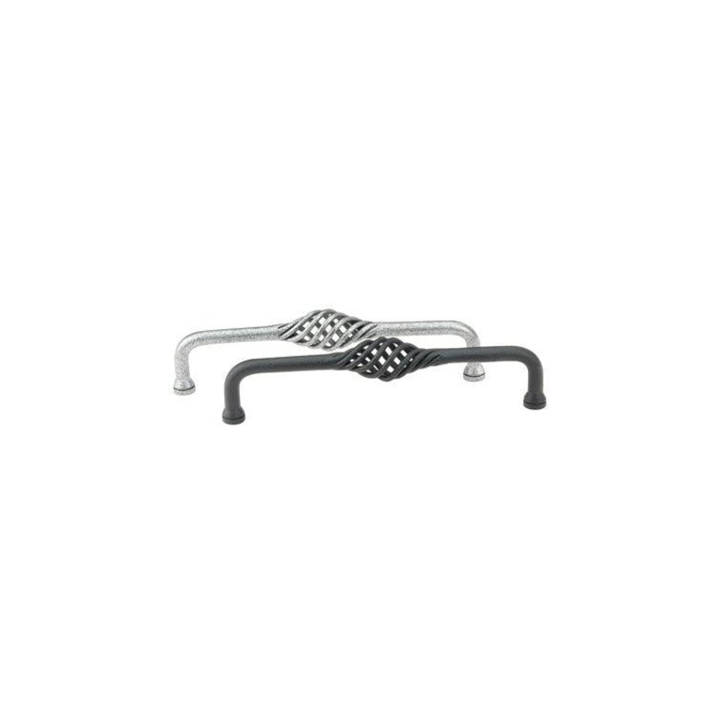 Emtek 76019SWS 3-1/2Center to Center Wrought Steel Lafayette Pull from the Wrought Steel collection