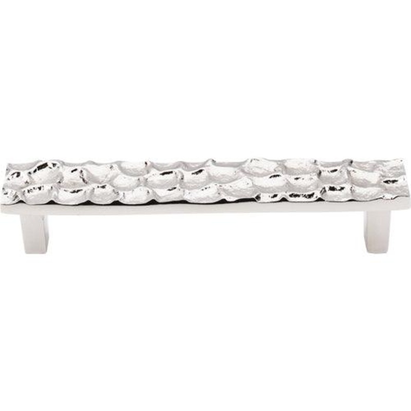 Top Knobs TK305PN Cobblestone Pull 5 1/16 (c-c) – Polished Nickel