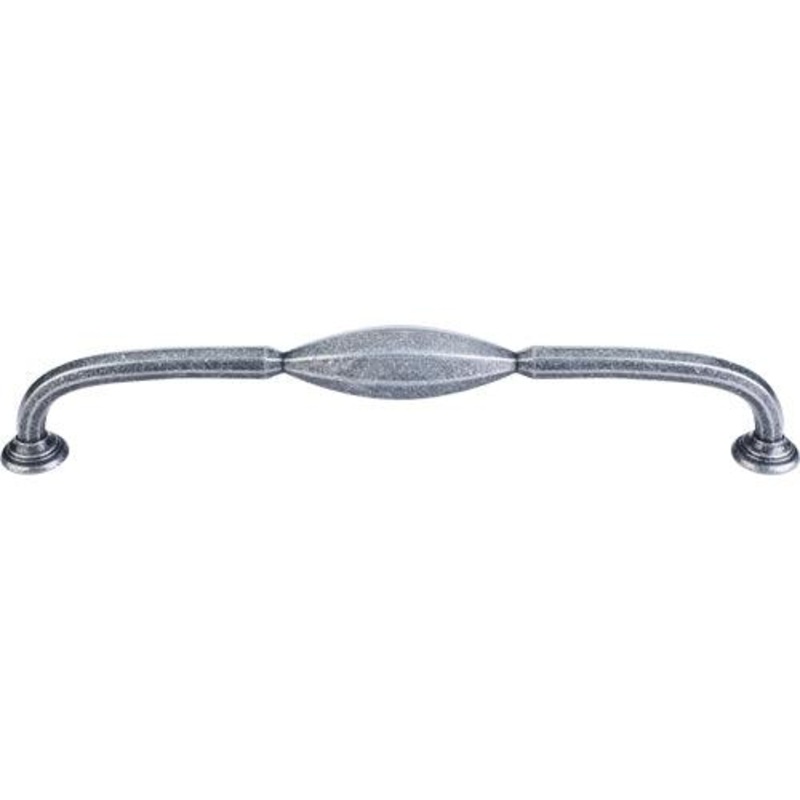 Top Knobs TK233BI Chareau D-Pull Large 8 13/16 (c-c) – Black Iron
