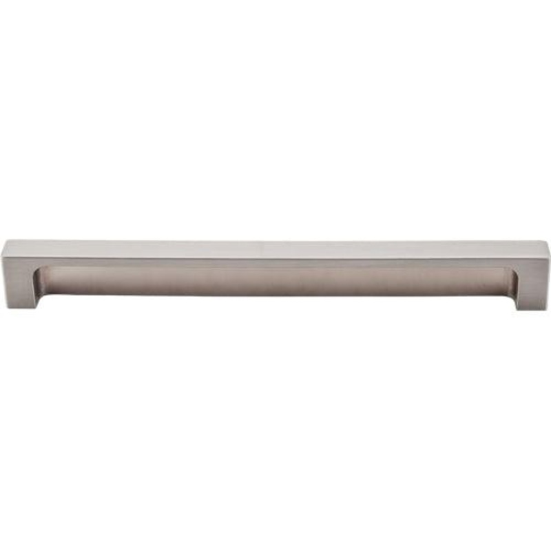 Top Knobs TK277BSN Modern Metro Tab Pull 8 (c-c) – Brushed Satin Nickel