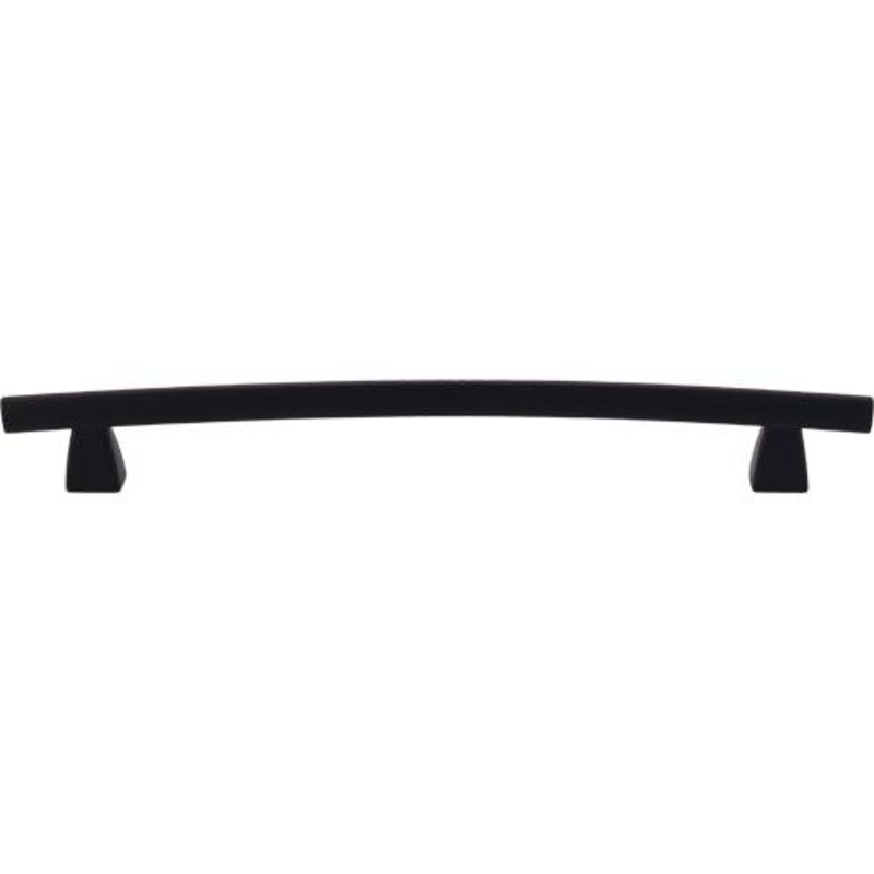 Top Knobs TK5BLK Arched Pull 8 (c-c) – Flat Black