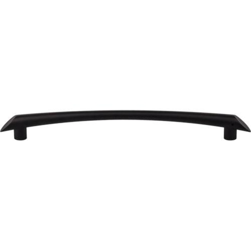 Top Knobs TK786BLK Edgewater Pull 9 (c-c) – Flat Black