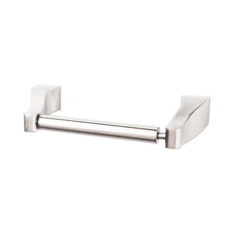 Top Knobs AQ3BSN Aqua Bath Tissue Holder – Brushed Satin Nickel