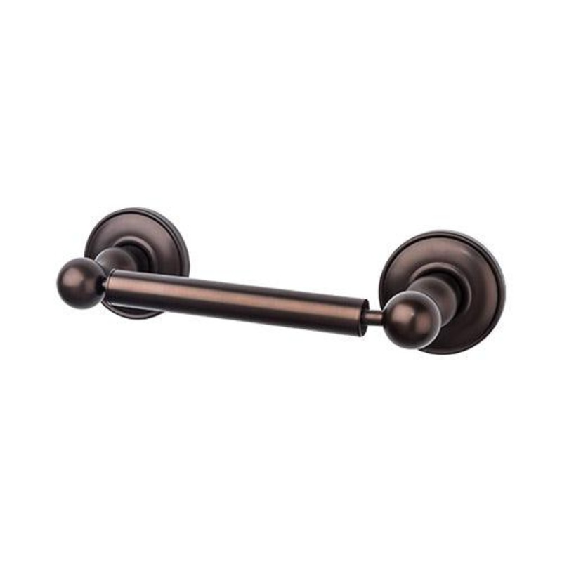 Top Knobs ED3ORBD Edwardian Bath Tissue Holder – Oil Rubbed Bronze  – Plain Backplate