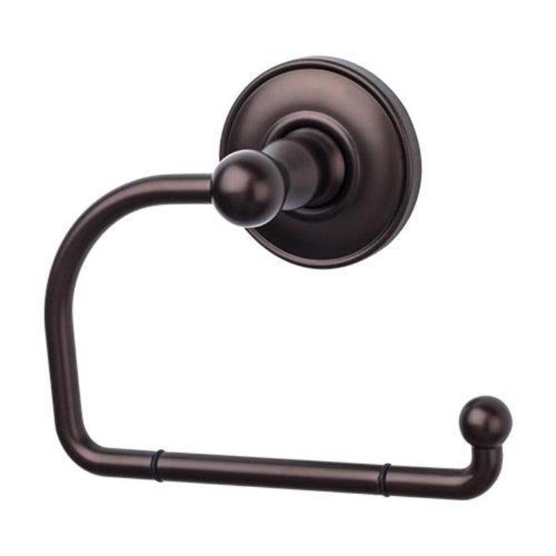 Top Knobs ED4ORBD Edwardian Bath Tissue Hook – Oil Rubbed Bronze – Plain Backplate