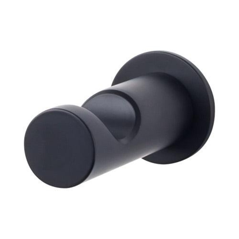 Top Knobs HOP1BLK Hopewell Bath Single Hook – Flat Black