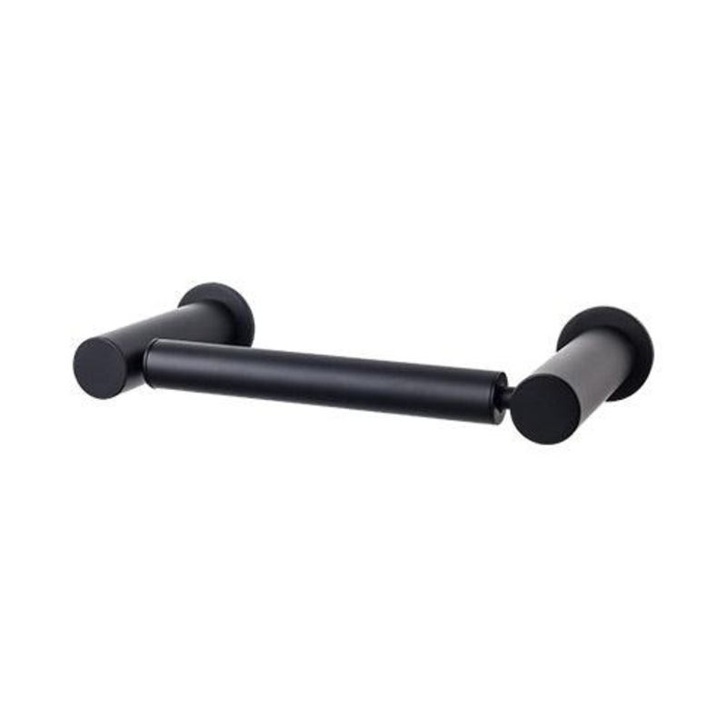 Top Knobs HOP3BLK Hopewell Bath Tissue Holder – Flat Black