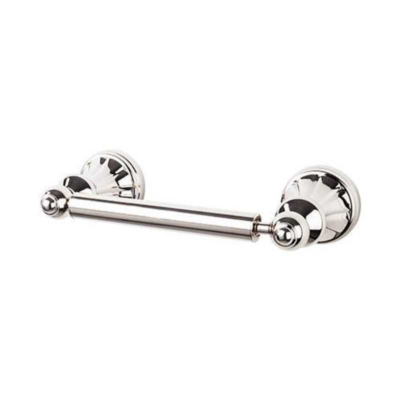 Top Knobs HUD3PN Hudson Bath Tissue Holder – Polished Nickel