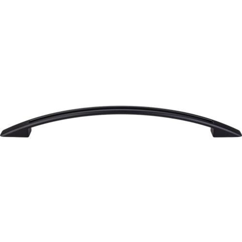 Top Knobs TK621BLK Tango Cut Out Pull 7 1/2 (c-c) – Flat Black