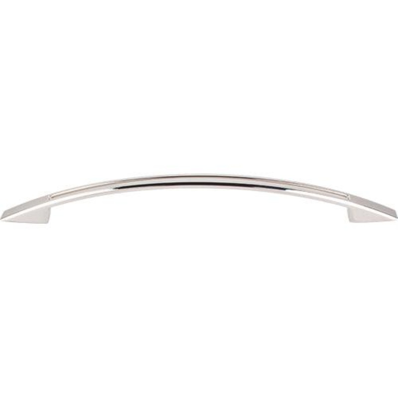 Top Knobs TK621PN Tango Cut Out Pull 7 1/2 (c-c) – Polished Nickel