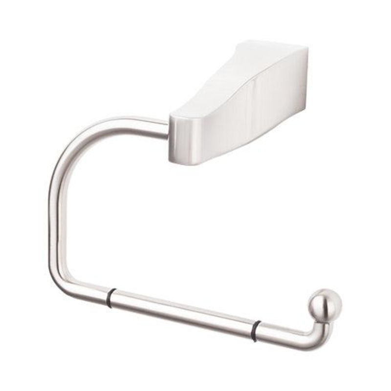 Top Knobs AQ4BSN Aqua Bath Tissue Hook – Brushed Satin Nickel