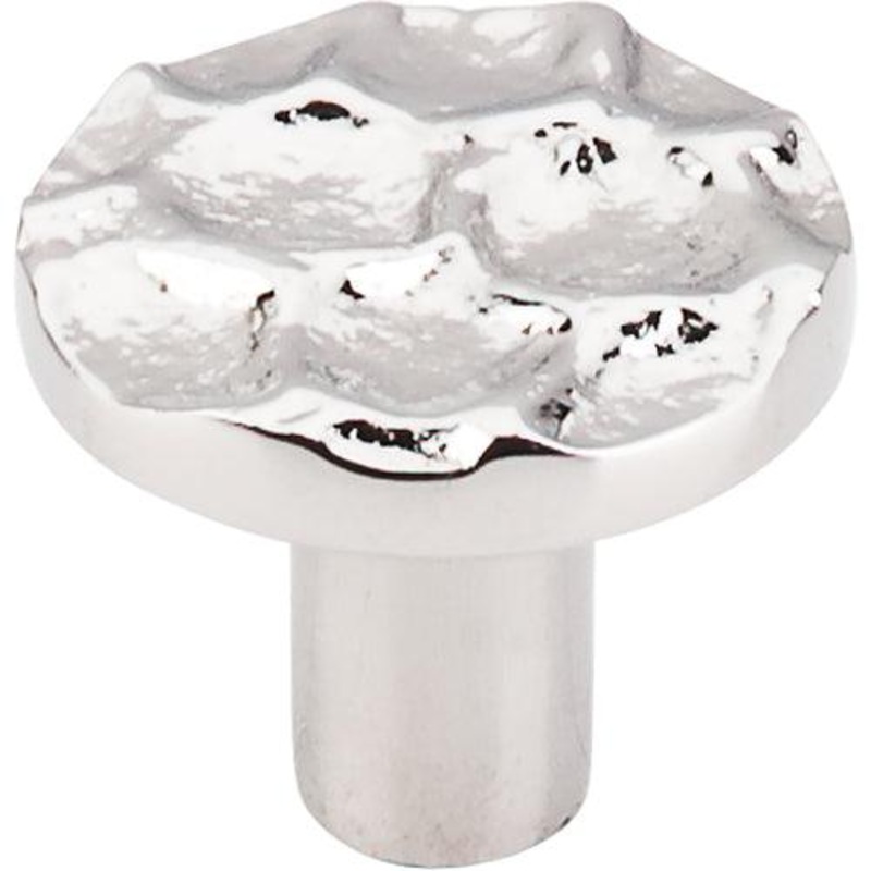 Top Knobs TK296PN Cobblestone Round Knob 1 3/8 – Polished Nickel