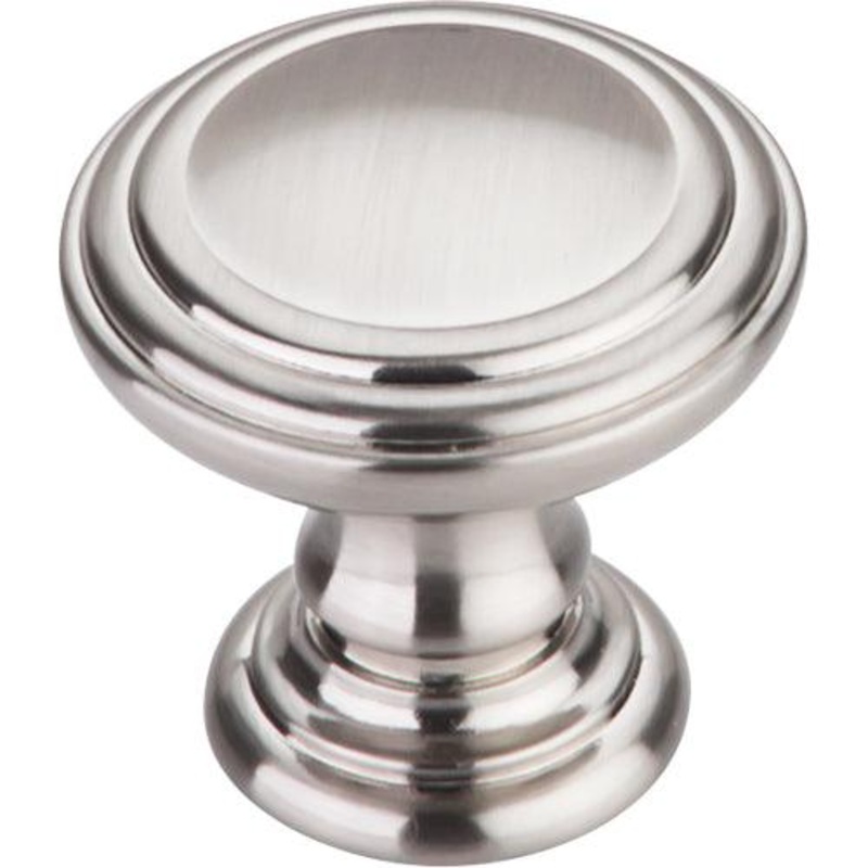Top Knobs TK321BSN Reeded Knob 1 1/2 – Brushed Satin Nickel