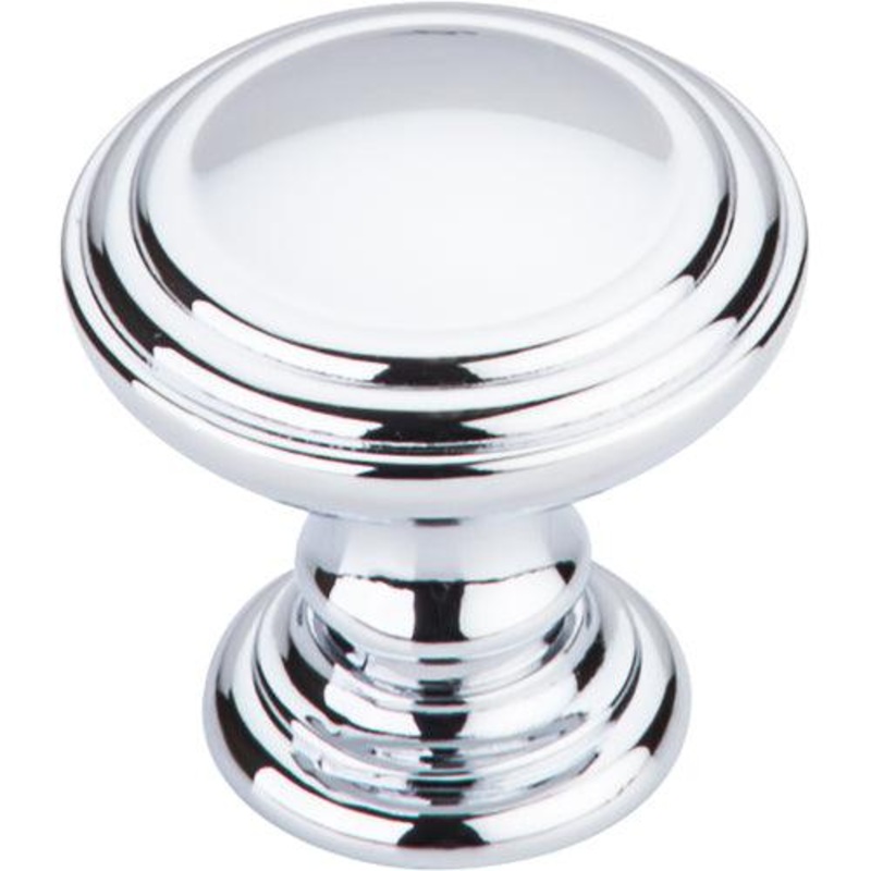 Top Knobs TK321PC Reeded Knob 1 1/2 – Polished Chrome