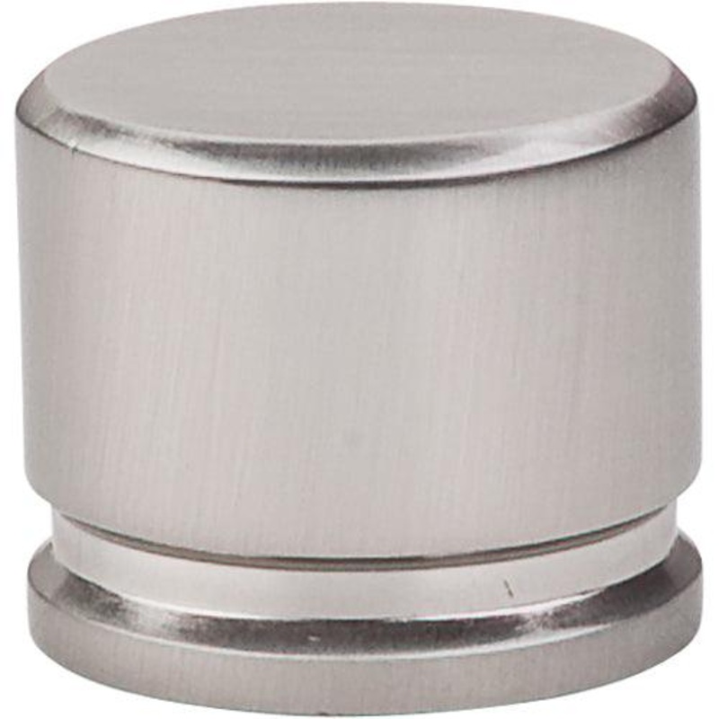 Top Knobs TK61BSN Oval Knob Large 1 3/8 – Brushed Satin Nickel