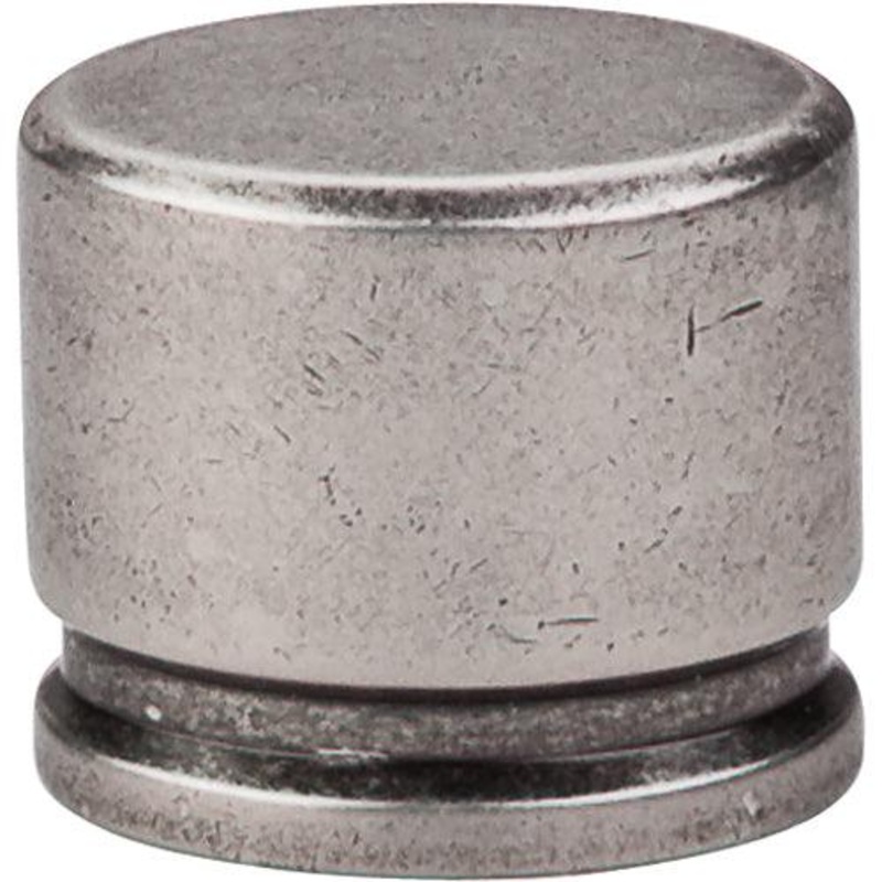 Top Knobs TK61PTA Oval Knob Large 1 3/8 – Pewter Antique