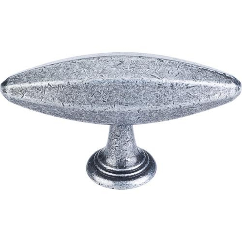 Top Knobs TK231BI Chareau T-Handle Large 3 – Black Iron