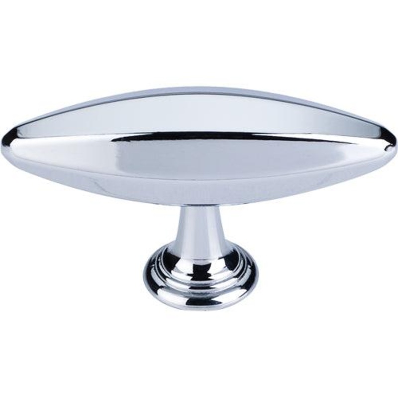 Top Knobs TK231PC Chareau T-Handle Large 3 – Polished Chrome