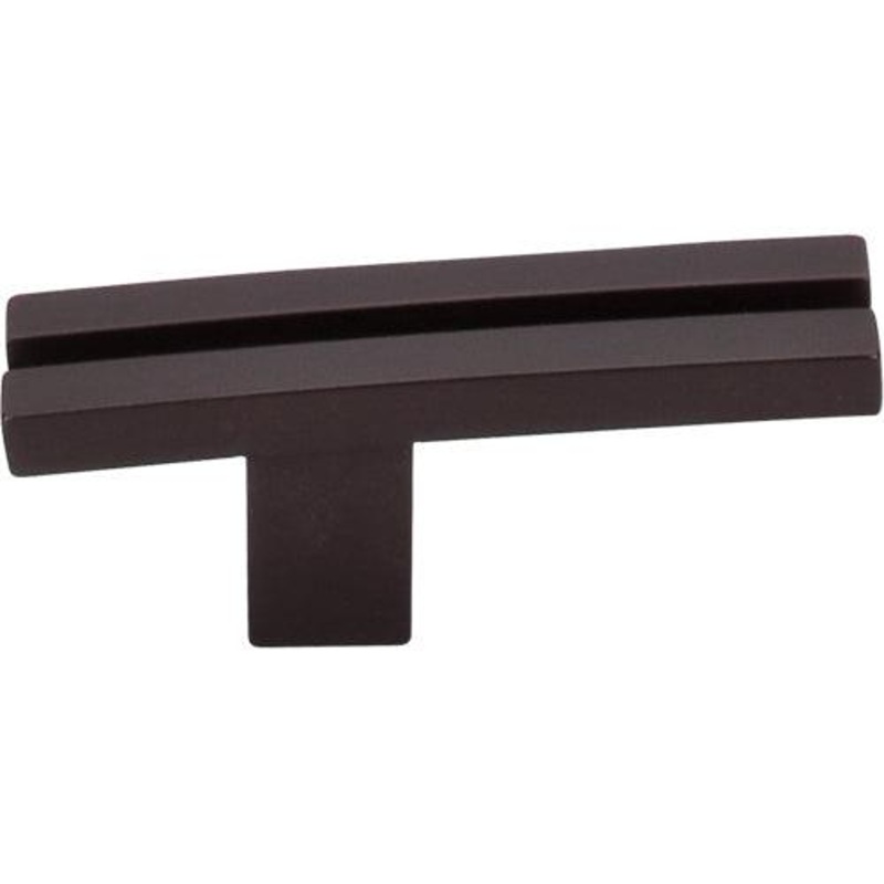 Top Knobs TK82ORB Inset Rail Knob 2 5/8 – Oil Rubbed Bronze