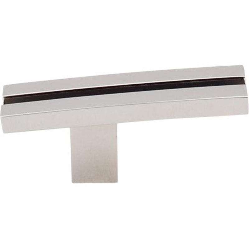 Top Knobs TK82PN Inset Rail Knob 2 5/8 – Polished Nickel