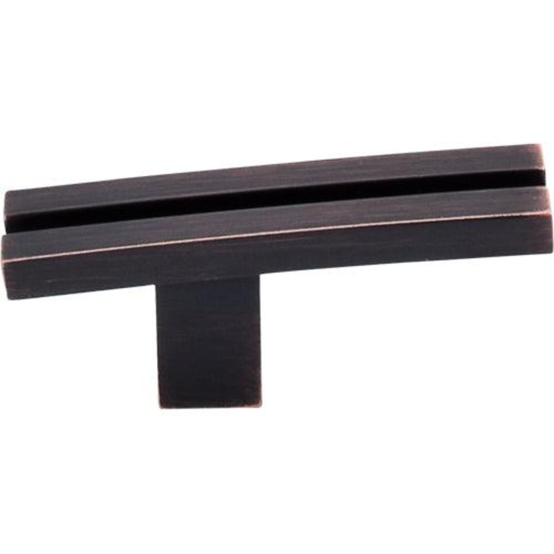 Top Knobs TK82TB Inset Rail Knob 2 5/8 – Tuscan Bronze