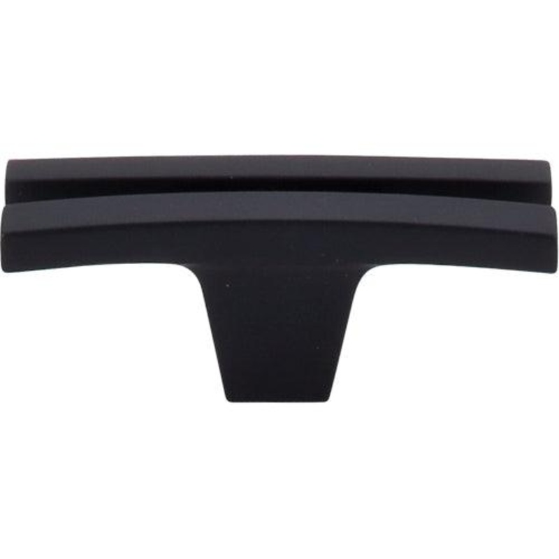Top Knobs TK87BLK Flared Knob 2 5/8 – Flat Black