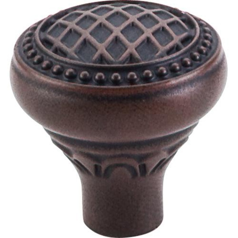 Top Knobs TK173PAR Trevi Round Knob 1 5/16 – Patina Rouge