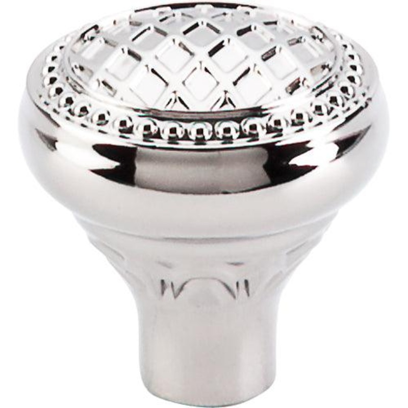 Top Knobs TK173PN Trevi Round Knob 1 5/16 – Polished Nickel
