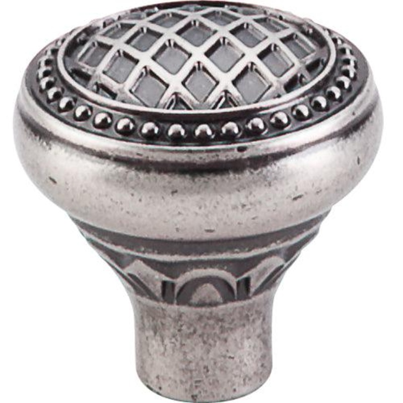 Top Knobs TK173PTA Trevi Round Knob 1 5/16 – Pewter Antique