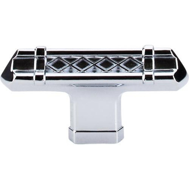Top Knobs TK204PC Tower Bridge T-Handle 2 5/8 – Polished Chrome