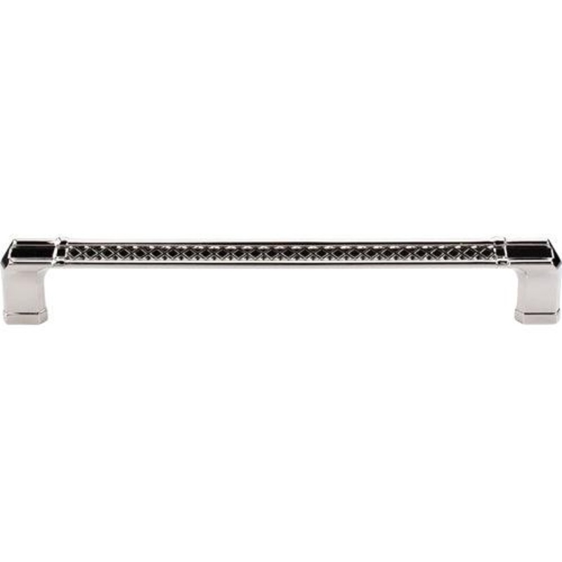 Top Knobs TK208PN Tower Bridge Appliance Pull 12 (c-c) – Polished Nickel