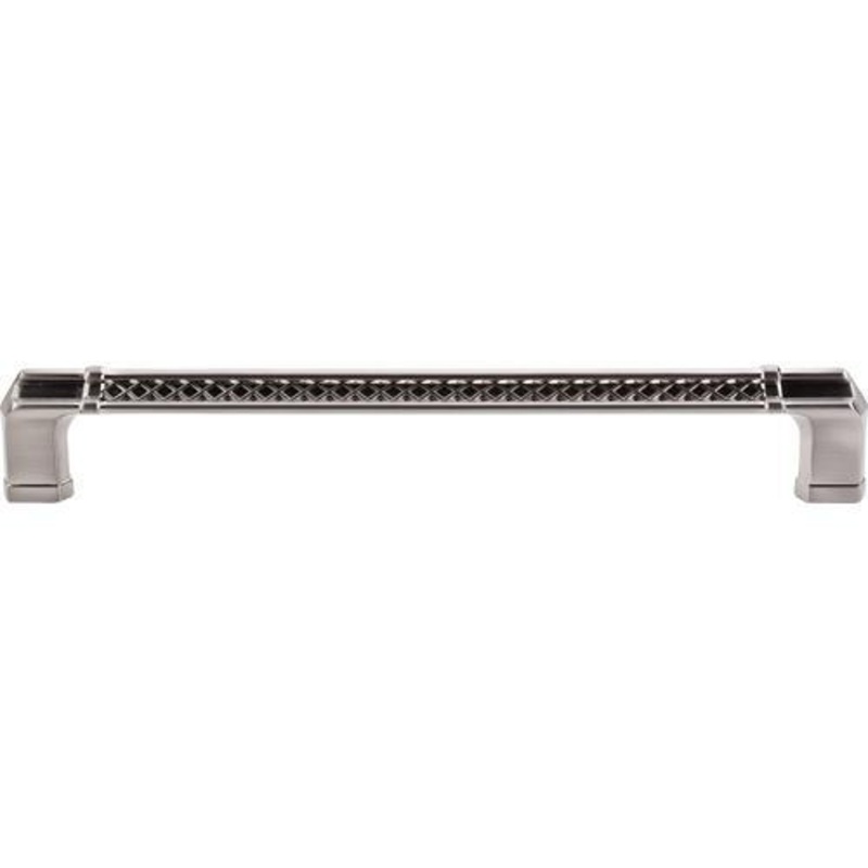 Top Knobs TK209BSN Tower Bridge Appliance Pull 18 (c-c) – Brushed Satin Nickel