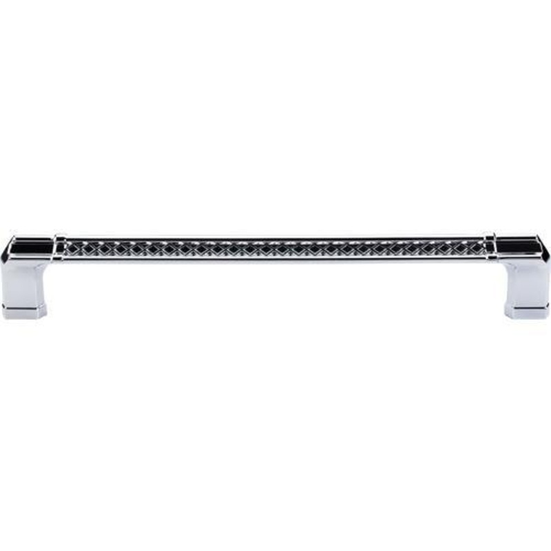 Top Knobs TK209PC Tower Bridge Appliance Pull 18 (c-c) – Polished Chrome