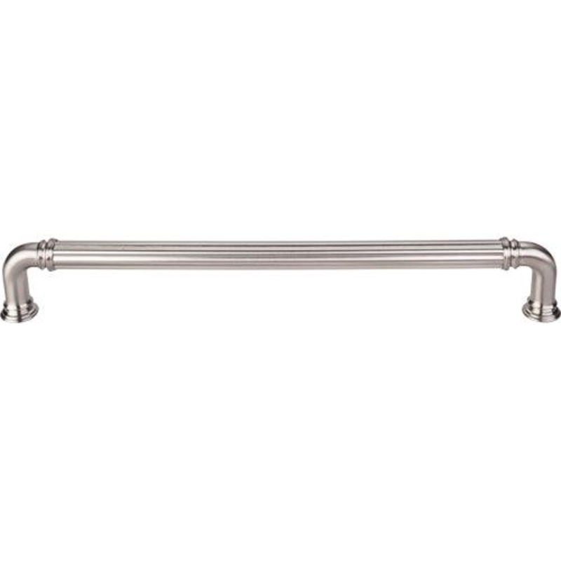 Top Knobs TK327BSN Reeded Appliance Pull 12 (c-c) – Brushed Satin Nickel