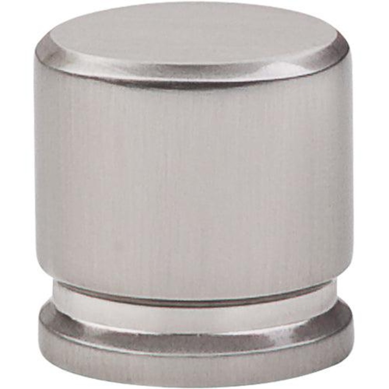 Top Knobs TK59BSN Oval Knob Medium 1 1/8 – Brushed Satin Nickel