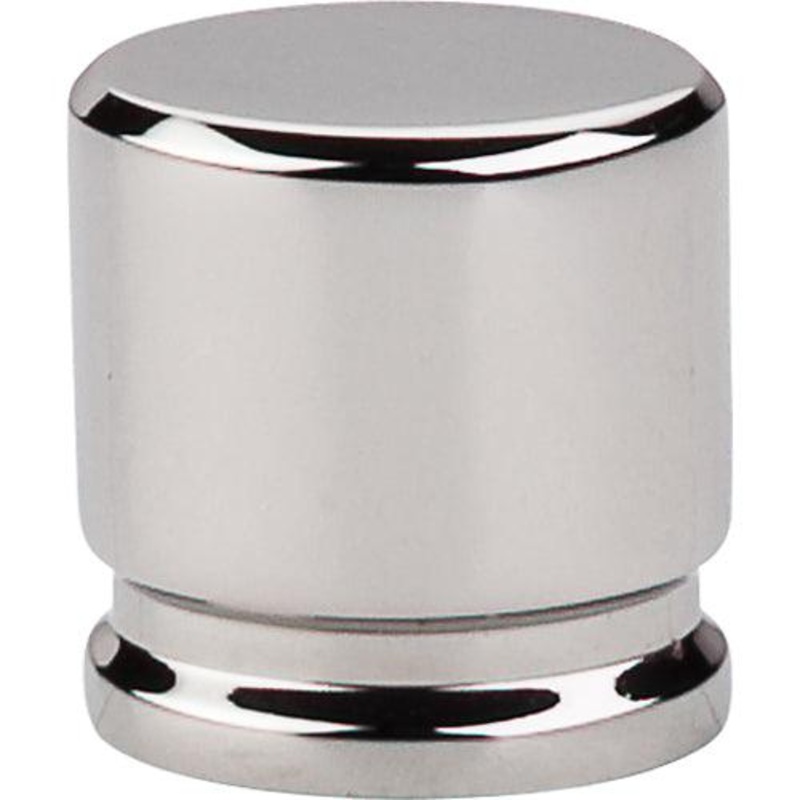 Top Knobs TK59PN Oval Knob Medium 1 1/8 – Polished Nickel