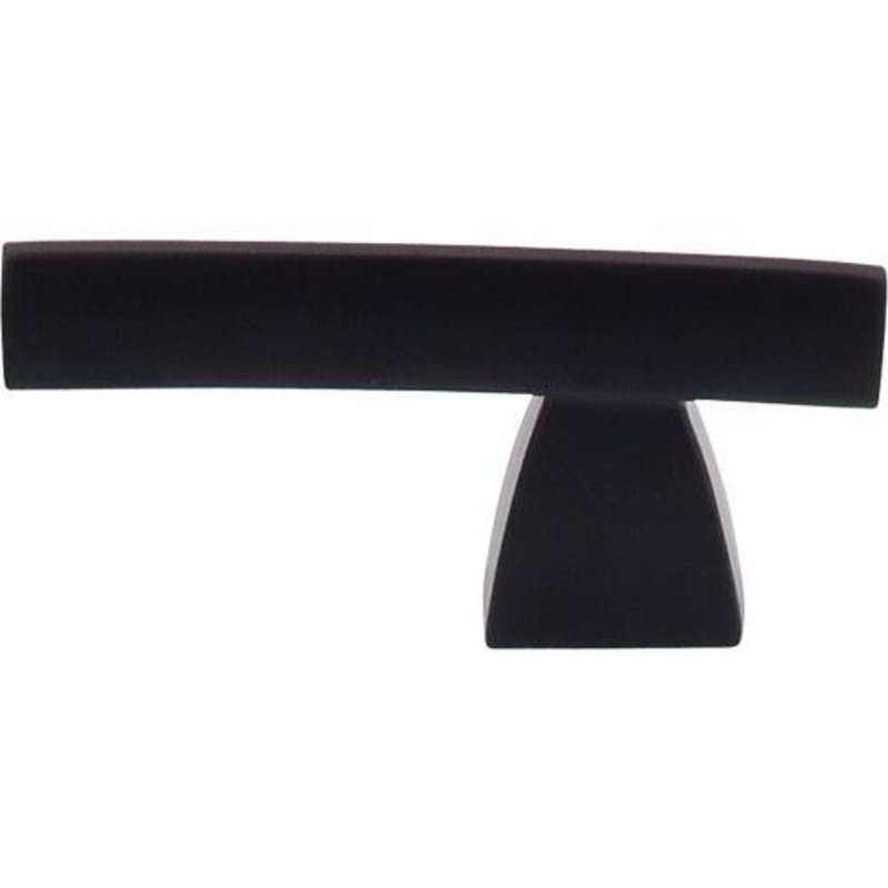 Top Knobs TK2BLK Arched Knob/Pull 2 1/2 – Flat Black