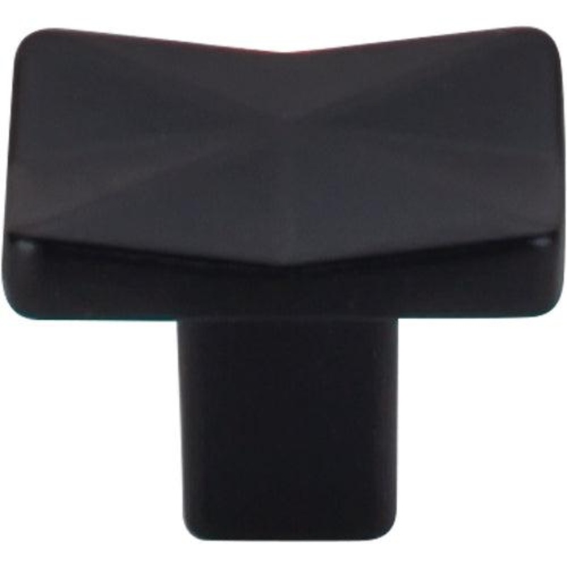 Top Knobs TK560BLK Quilted Knob 1 1/4 – Flat Black