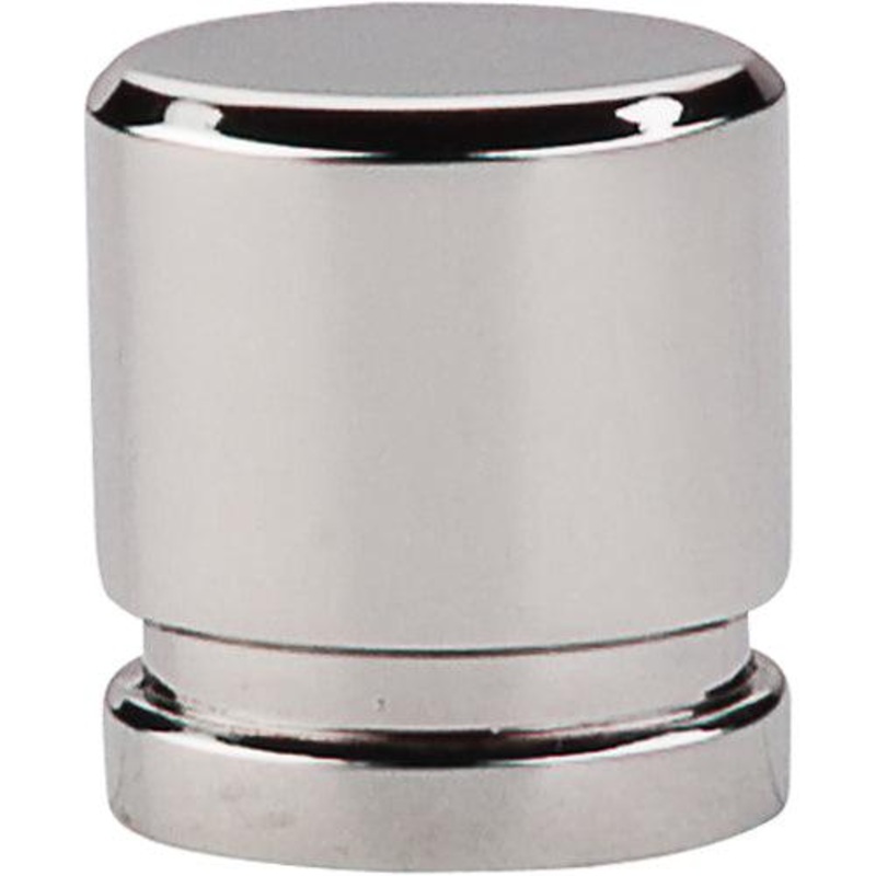 Top Knobs TK57PN Oval Knob Small 1 – Polished Nickel