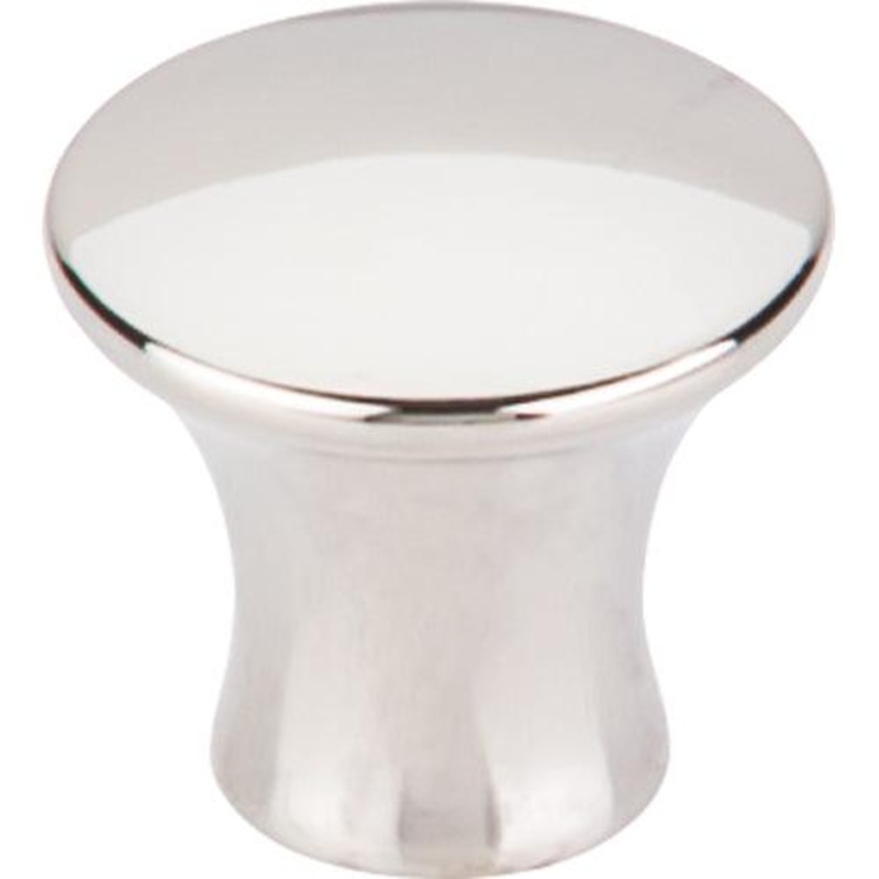 Top Knobs TK591PN Oculus Round Knob Medium 1 1/8 – Polished Nickel