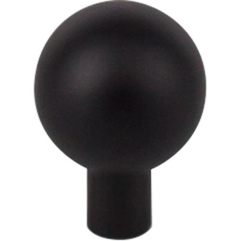 Top Knobs TK761BLK Brookline Knob 1 – Flat Black