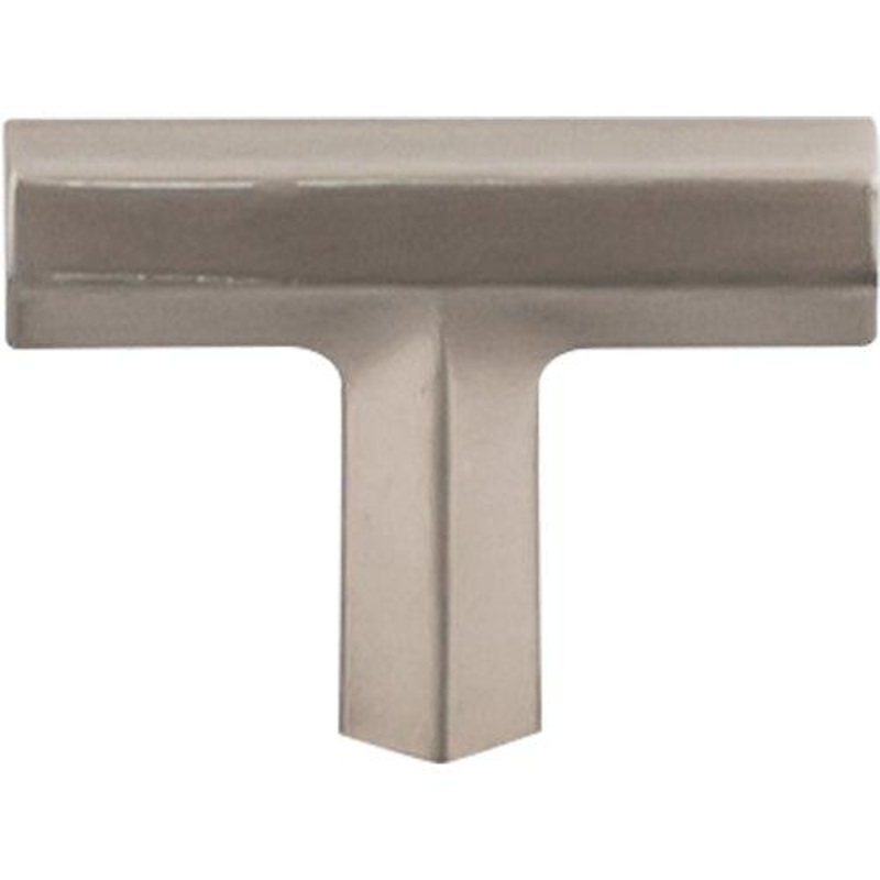 Top Knobs TK790BSN Lydia T Shape Knob 1 3/4 – Brushed Satin Nickel