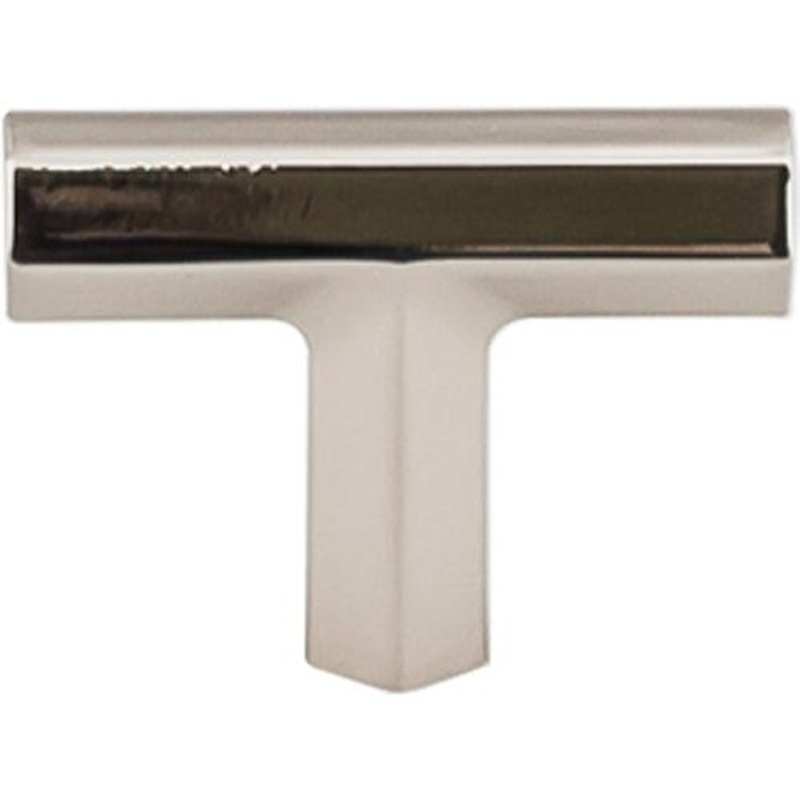 Top Knobs TK790PN Lydia T Shape Knob 1 3/4 – Polished Nickel