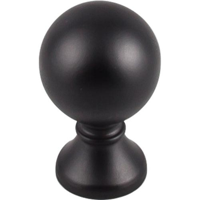 Top Knobs TK801BLK Kara Knob 1 – Flat Black