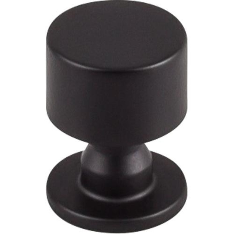 Top Knobs TK820BLK Lily Knob 1 – Flat Black