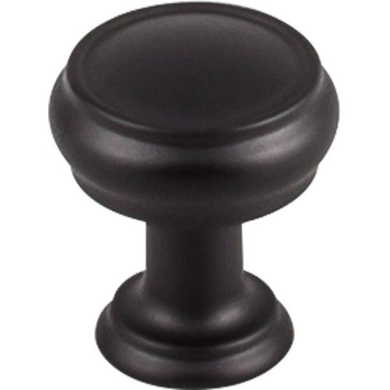 Top Knobs TK830BLK Eden Small Knob – 1 – Flat Black