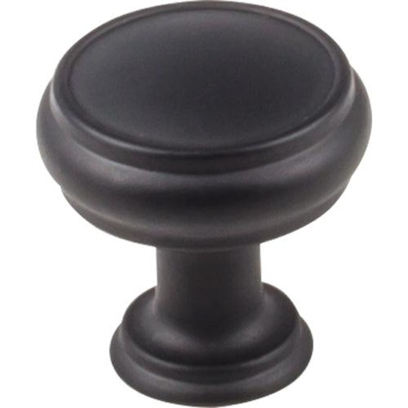 Top Knobs TK831BLK Eden Medium Knob – 1 3/16 – Flat Black