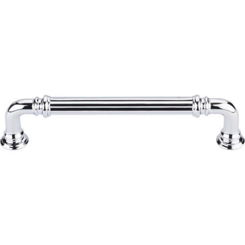 Top Knobs TK323PC Reeded Pull 5 (c-c) – Polished Chrome