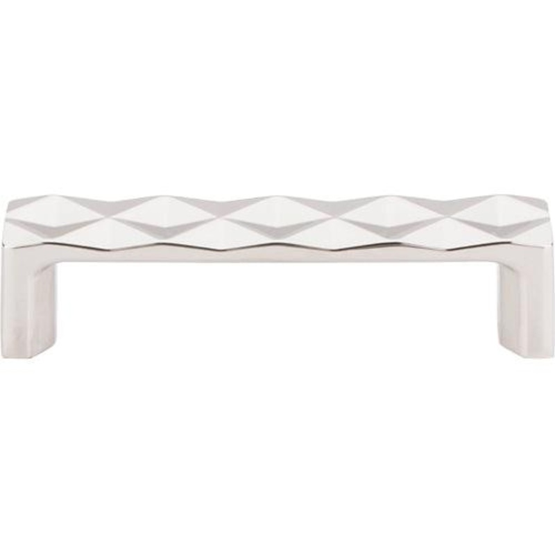 Top Knobs TK561PN Quilted Pull 3 3/4 (c-c) – Polished Nickel